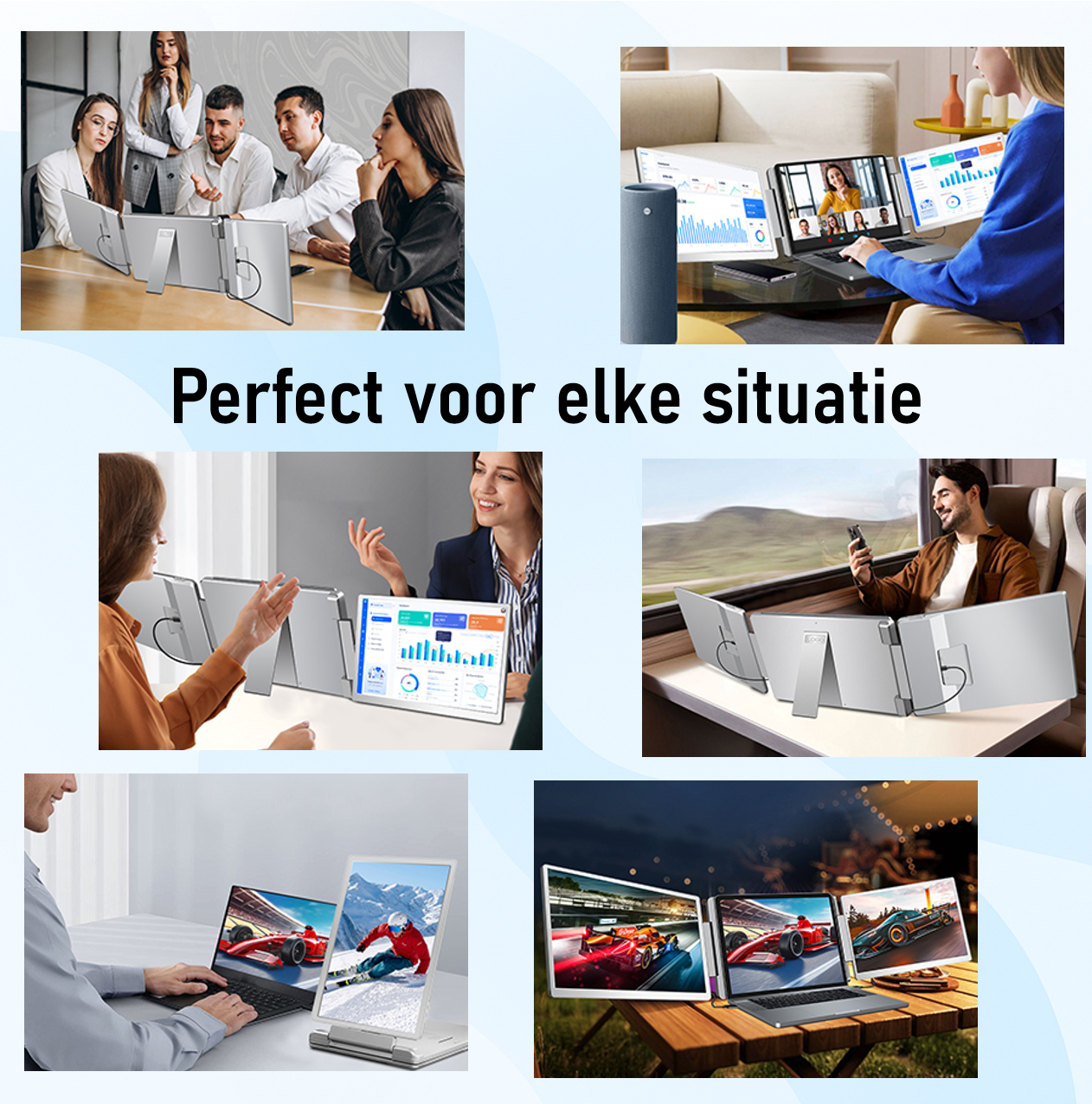 Flex Portable Monitor Triple 16''